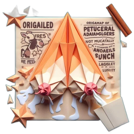 umbrella, food, crown, 3d render transparent PNG cut-out