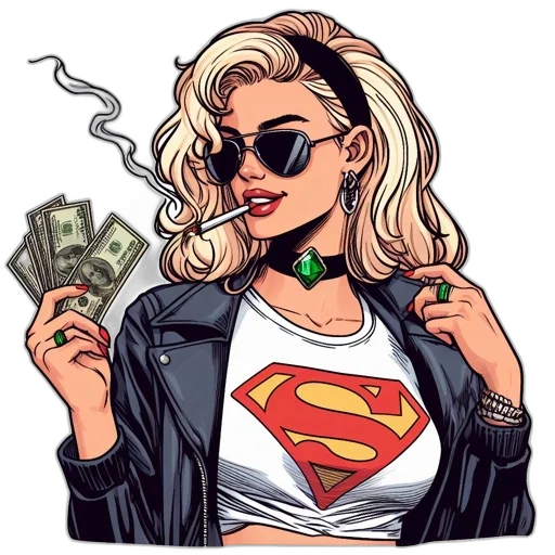 comic book art, cartoon, concept art, pixel art transparent PNG cut-out