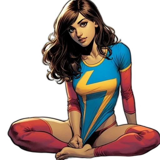 comic book art, concept art, cartoon, female transparent PNG cut-out