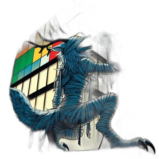 dragon, creature, animal, mask transparent PNG cut-out