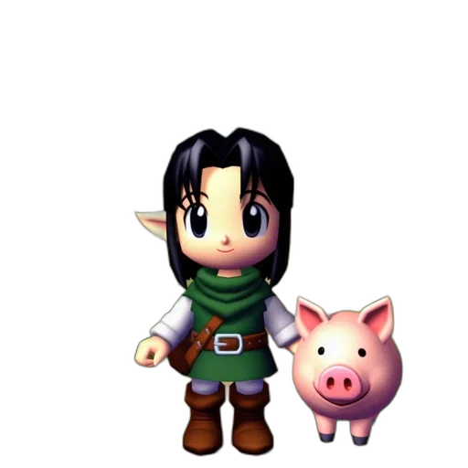 animal, pixel art, 3d render, concept art transparent PNG cut-out