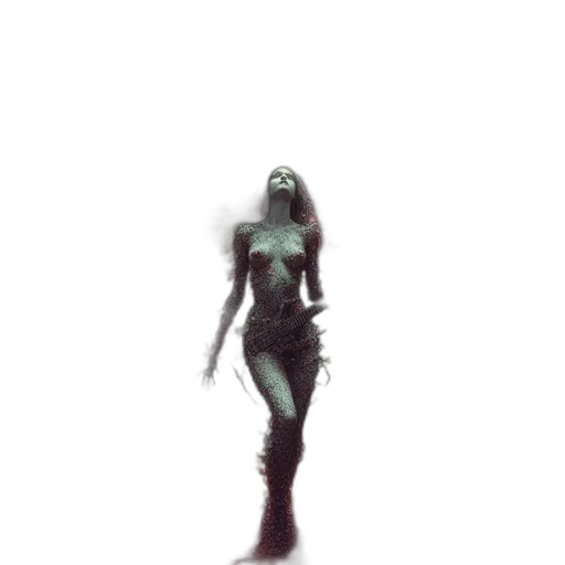 creature, dress, robot, staff transparent PNG cut-out