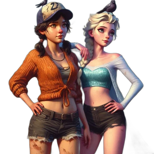 hat, jacket, concept art, fantasy art transparent PNG cut-out