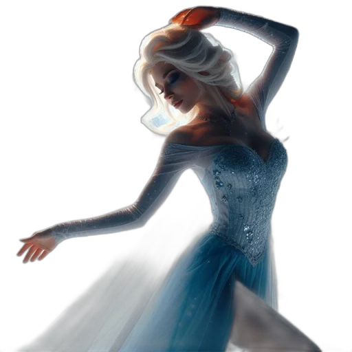 dress, crown, concept art, fantasy art transparent PNG cut-out