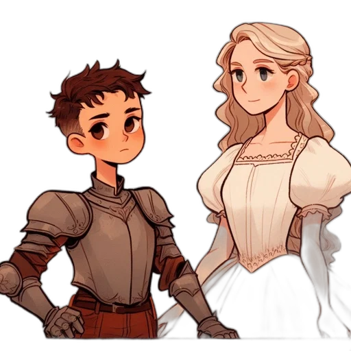 sword, crown, dress, pixel art transparent PNG cut-out