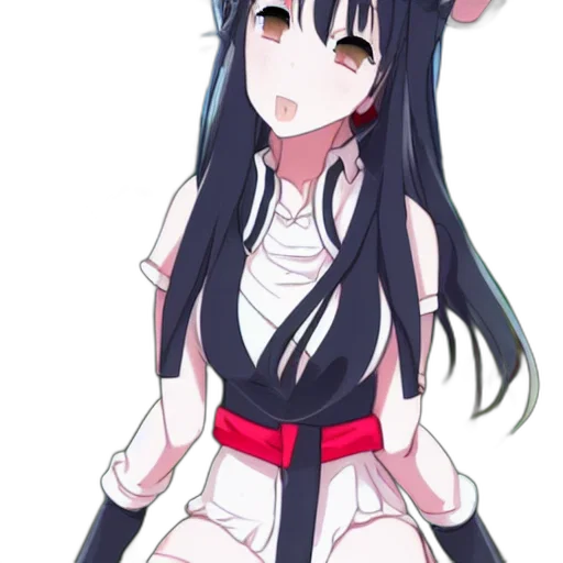 dress, staff, creature, hat transparent PNG cut-out