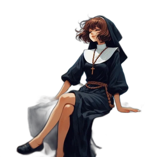 dress, staff, jacket, pixel art transparent PNG cut-out