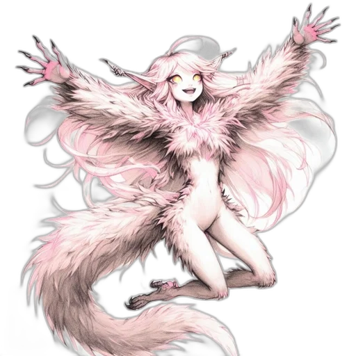 creature, dragon, staff, animal transparent PNG cut-out