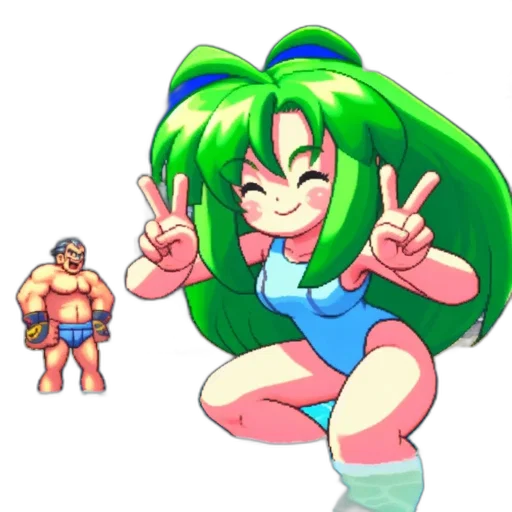 pixel art, vaporwave, anime, concept art transparent PNG cut-out