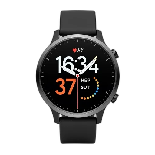 black, silver, smartwatch, digital transparent PNG cut-out