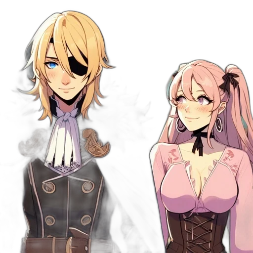 concept art, anime, pixel art, fantasy art transparent PNG cut-out