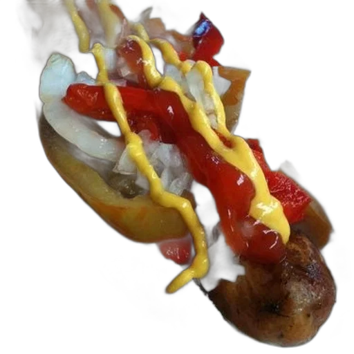 food, photorealistic, 3d render, hot transparent PNG cut-out