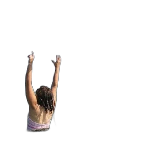 staff, hair, 3d render, person transparent PNG cut-out