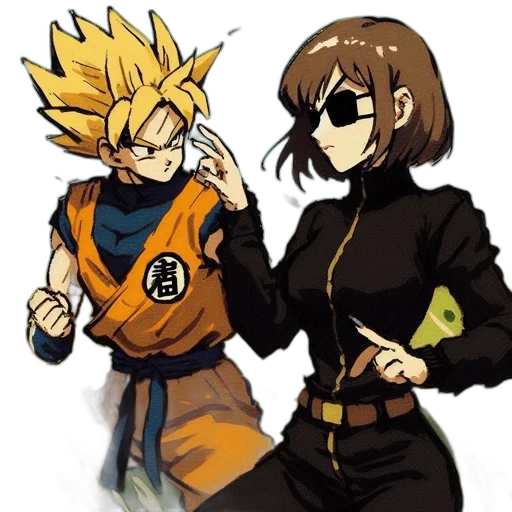 jacket, staff, concept art, anime transparent PNG cut-out