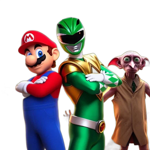 mask, staff, concept art, 3d render transparent PNG cut-out