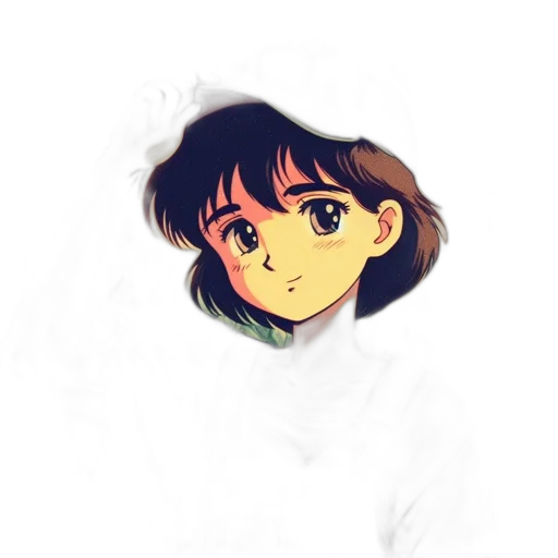 face, creature, jacket, flower transparent PNG cut-out
