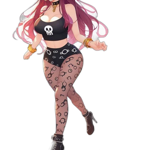 dress, concept art, anime, cartoon transparent PNG cut-out