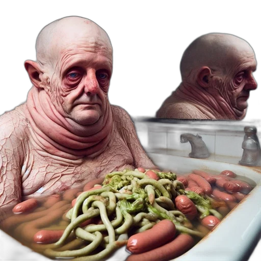 food, creature, robot, face transparent PNG cut-out