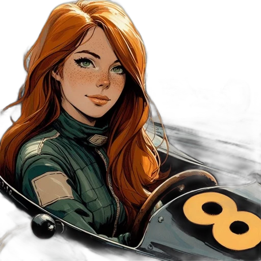 comic book art, concept art, fantasy art, cartoon transparent PNG cut-out