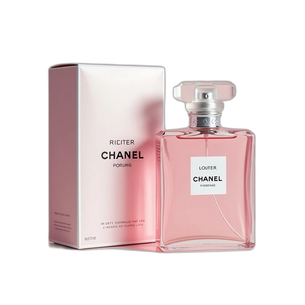 bottle, pink, white, chanel transparent PNG cut-out