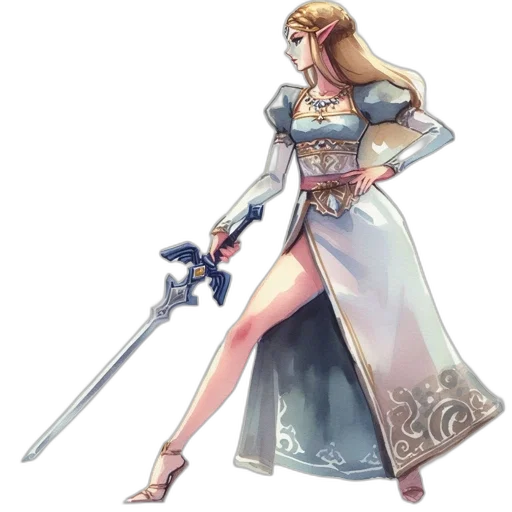 sword, staff, weapon, dress transparent PNG cut-out