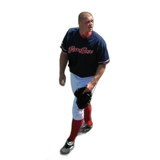staff, baseball, player, wearing transparent PNG cut-out