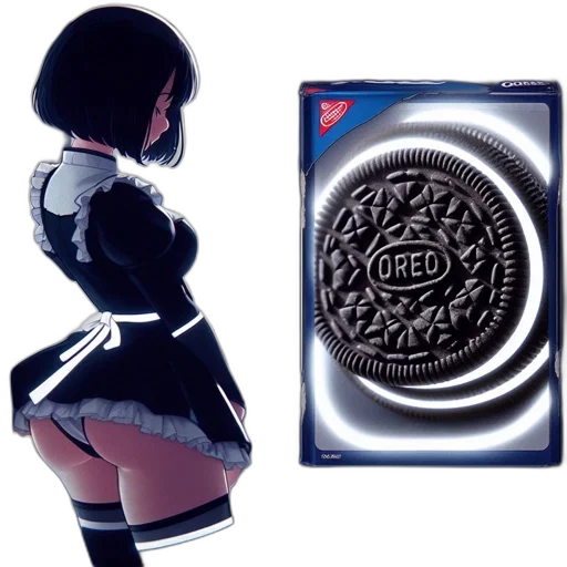 food, concept art, monochrome, left transparent PNG cut-out