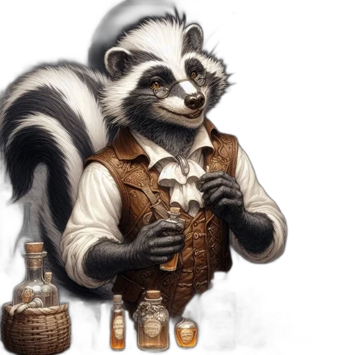 animal, concept art, fantasy art, photorealistic transparent PNG cut-out