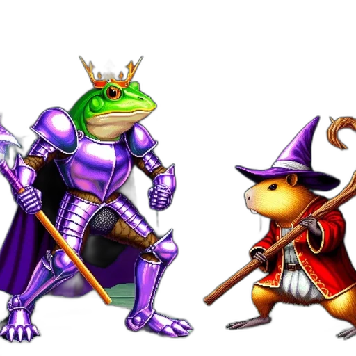concept art, fantasy art, pixel art, 3d render transparent PNG cut-out