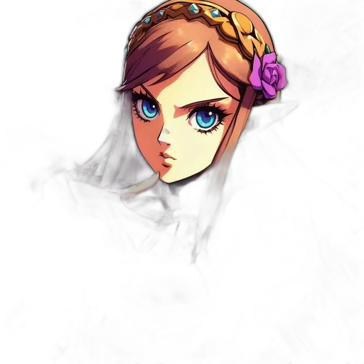crown, face, staff, dress transparent PNG cut-out