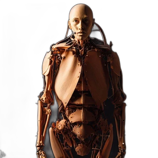 robot, dress, jacket, cyberpunk transparent PNG cut-out