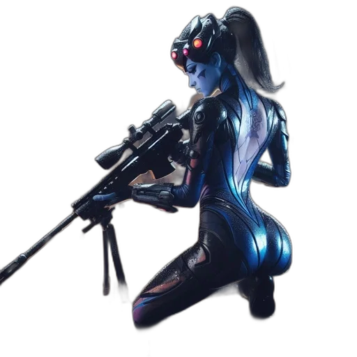 weapon, robot, staff, concept art transparent PNG cut-out