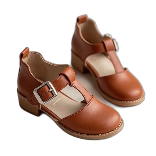 shoes, girls, straps, buckle transparent PNG cut-out