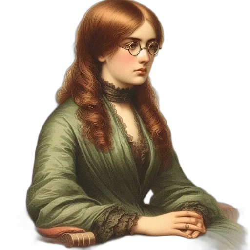 dress, staff, jewelry, face transparent PNG cut-out