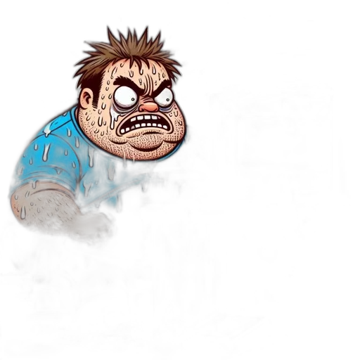 creature, concept art, comic book art, cartoon transparent PNG cut-out