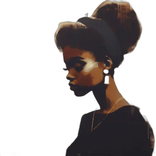 face, crown, hair, jewelry transparent PNG cut-out