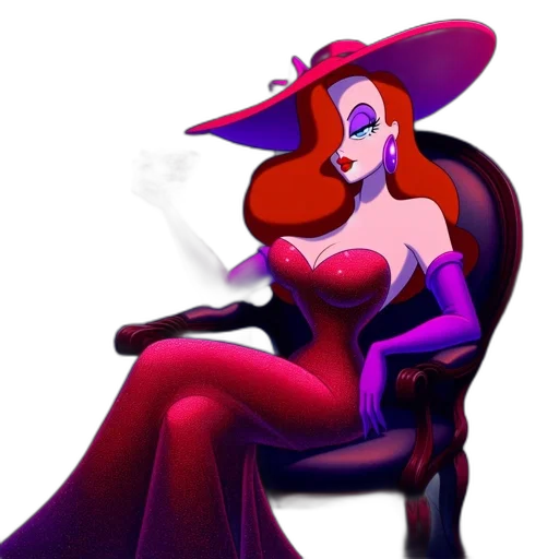 dress, hat, staff, furniture transparent PNG cut-out