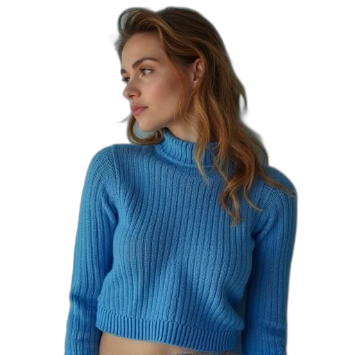 jacket, dress, blue, neon transparent PNG cut-out