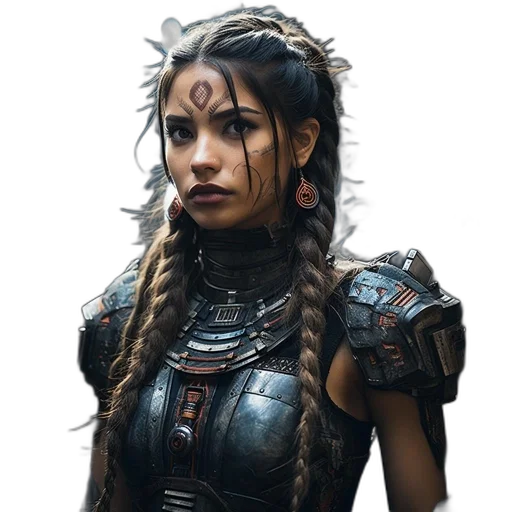 face, dragon, hair, fantasy art transparent PNG cut-out