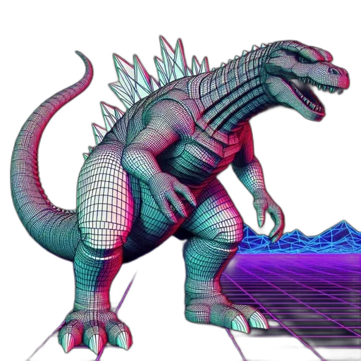dragon, creature, animal, robot transparent PNG cut-out