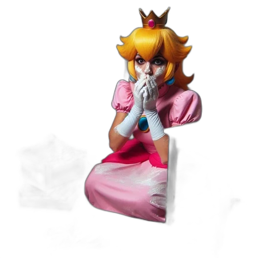 crown, dress, staff, weapon transparent PNG cut-out