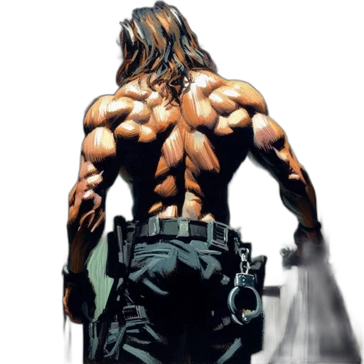 weapon, comic book art, concept art, photorealistic transparent PNG cut-out