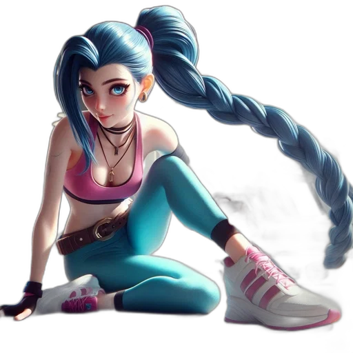 hair, weapon, anime, concept art transparent PNG cut-out