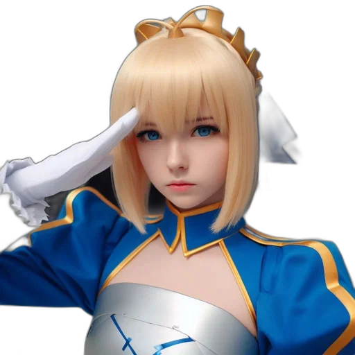 robot, crown, face, staff transparent PNG cut-out
