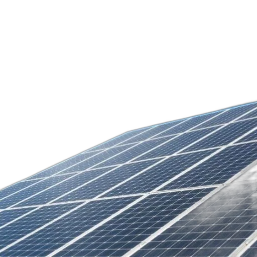 solar, panels, under, bright transparent PNG cut-out