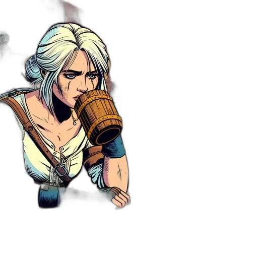 weapon, sword, staff, face transparent PNG cut-out