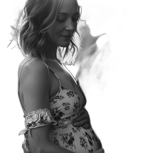 dress, photorealistic, concept art, pencil sketch transparent PNG cut-out
