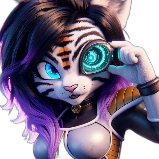staff, fantasy art, cyberpunk, anime transparent PNG cut-out