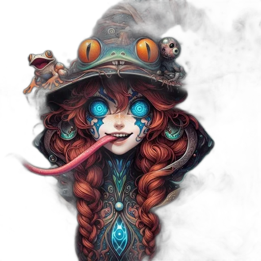 mask, face, staff, creature transparent PNG cut-out