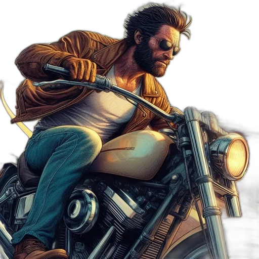 jacket, concept art, comic book art, cyberpunk transparent PNG cut-out